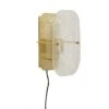 Hubsch Wandlamp Metaal/glas - Goud -Hubsch hubsch wandlamp metaal glas goud
