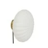 Hubsch Wandlamp Metaal/glas - Messing/opal -Hubsch hubsch wandlamp metaal glas messing opal