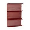 Hubsch Wandmeubel Metaal - Rood -Hubsch hubsch wandmeubel metaal rood